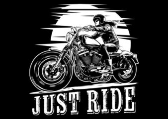 Biker Girl t shirt design for purchase