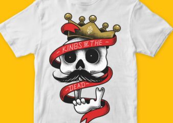 Kings of the dead t-shirt design for sale