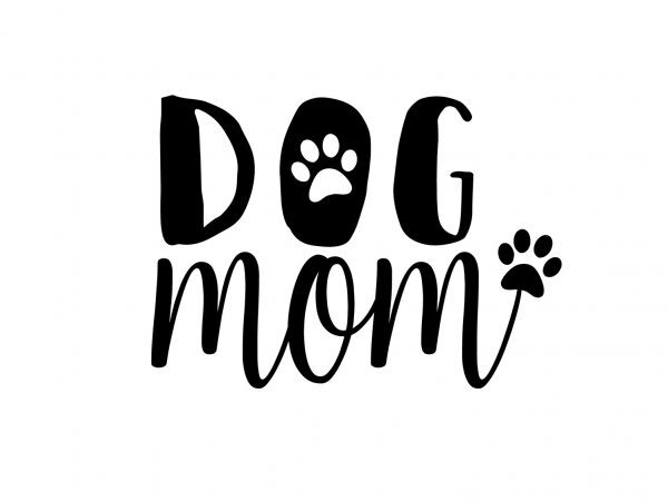 Dog Mom Dog T-Shirt Design